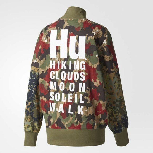 Adidas Womens Pharrell Williams Hu Hiking Camo Sweater CY7489 - Picture 4 of 4